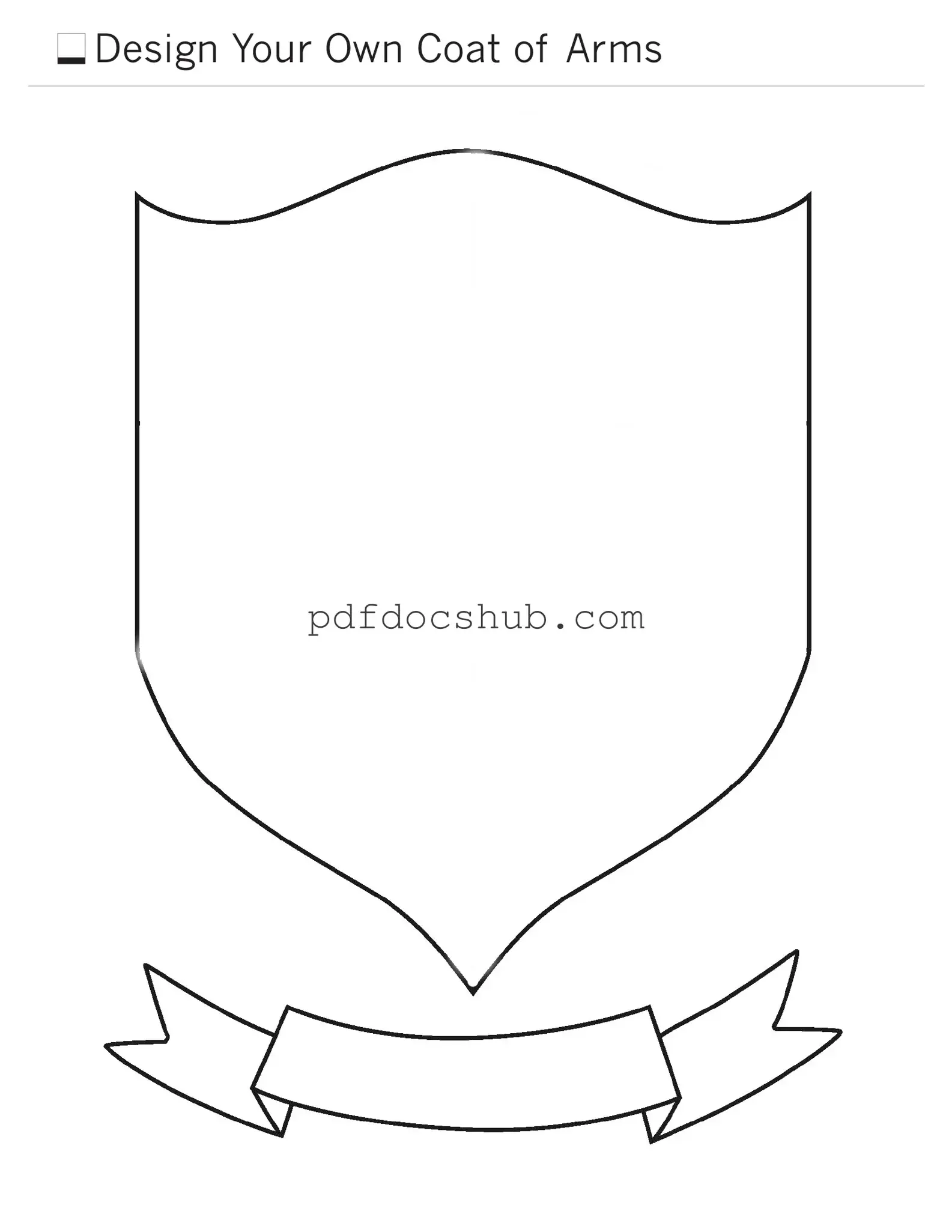 Coat Of Arms Template
