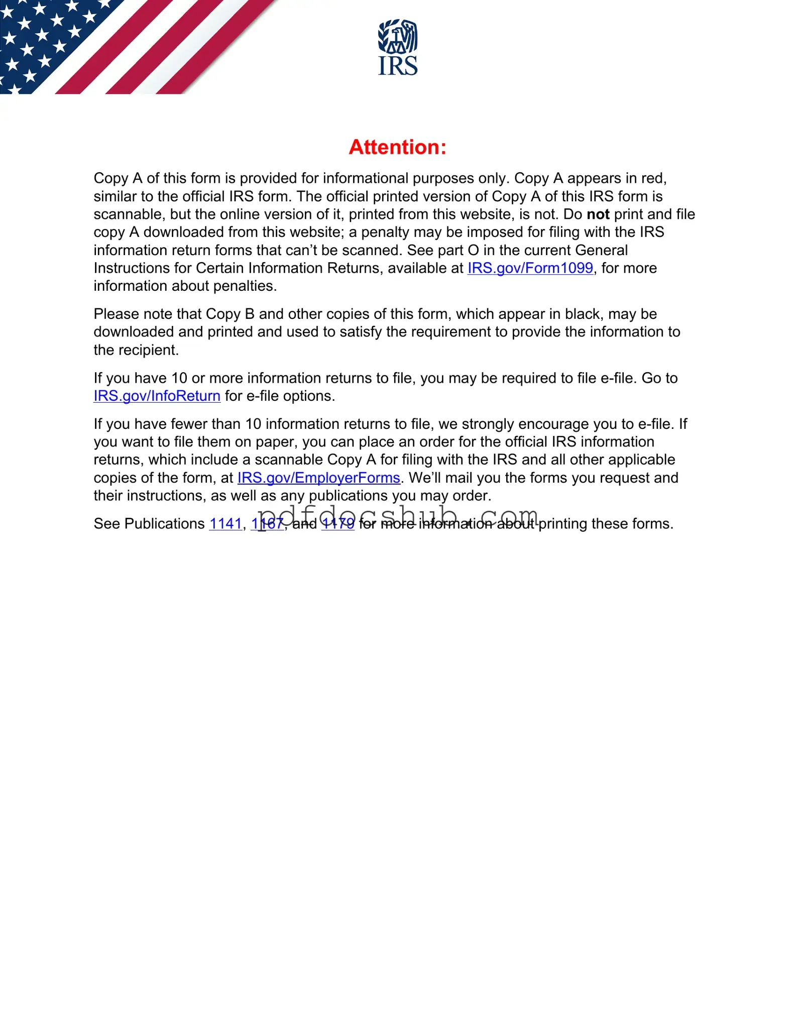IRS 1099-MISC Template
