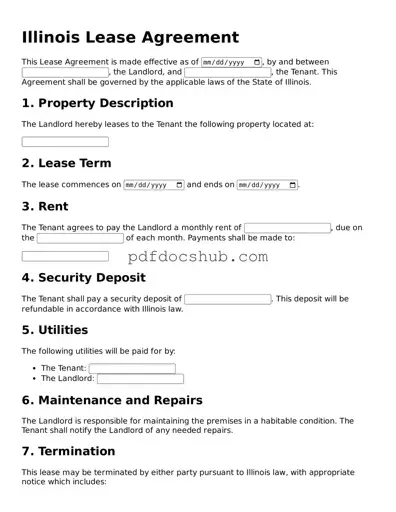 Attorney-Approved Illinois Lease Agreement Form