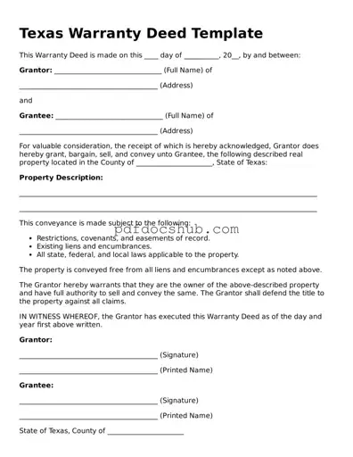 Attorney-Approved Texas Deed Form